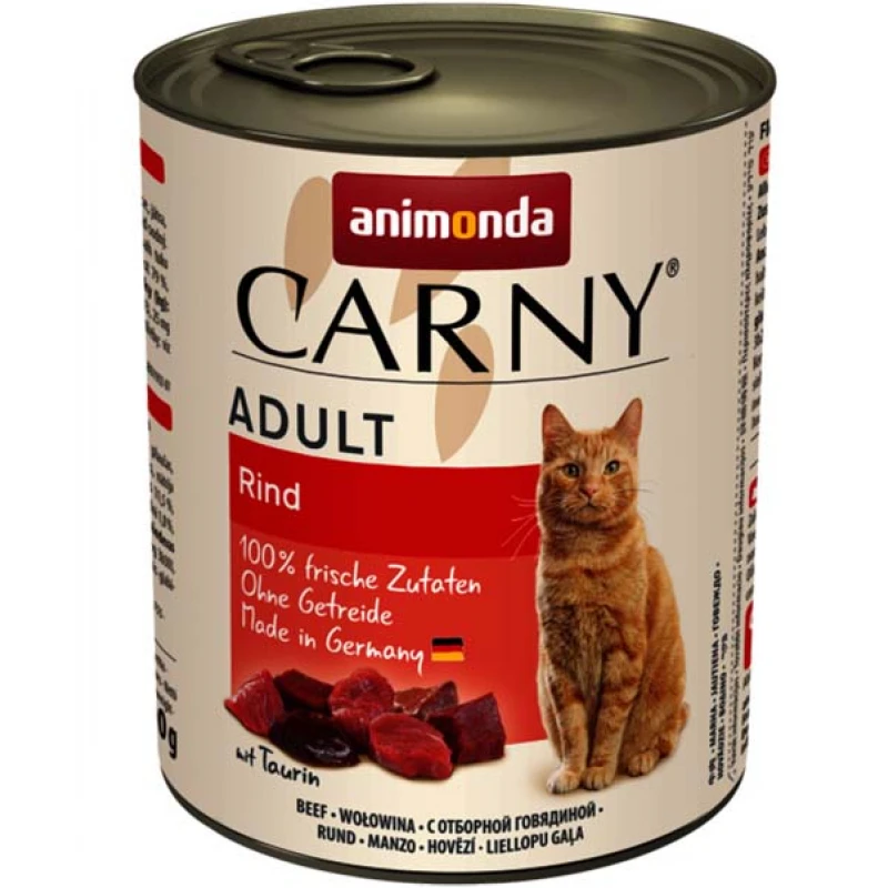 Υγρή τροφή Γάτας Animonda Carny Βοδινό 800gr ΓΑΤΕΣ