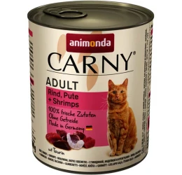 Υγρή τροφή Γάτας Animonda Carny Βοδινό Γαλοπούλα & Γαρίδες 800gr Υγρή τροφή Γάτας Animonda Carny Βοδινό Γαλοπούλα & Γαρίδες 800gr
