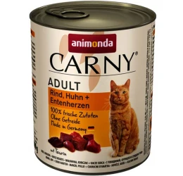 Υγρή τροφή Γάτας Animonda Carny Βοδινό Κοτόπουλο & Πάπια 800gr Υγρή τροφή Γάτας Animonda Carny Βοδινό Κοτόπουλο & Πάπια 800gr