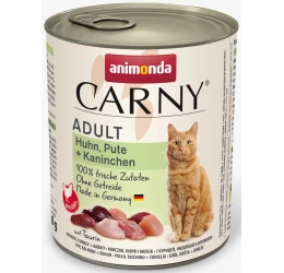 Υγρή τροφή Γάτας Grain Free Animonda Carny Κοτόπουλο & Γαλοπούλα & Κουνέλι 800gr Υγρή τροφή Γάτας Grain Free Animonda Carny Κοτόπουλο & Γαλοπούλα & Κουνέλι 800gr
