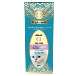 Aqua Zeolith+ Wild Orchid για την άμμο γάτας 500gr  Aqua Zeolith+ Wild Orchid για την άμμο γάτας 500gr