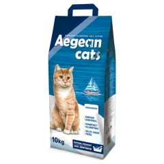 Άμμος Γάτας Aegean Cats με Φυσικό Μπετονίτη 10kg Χωρίς Άρωμα Άμμος Γάτας Aegean Cats με Φυσικό Μπετονίτη 10kg Χωρίς Άρωμα
