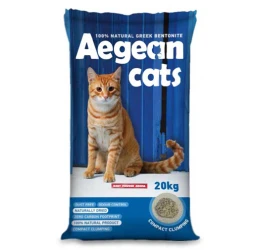Άμμος Γάτας Aegean Cats με Φυσικό Μπετονίτη 20kg Baby Powder Άμμος Γάτας Aegean Cats με Φυσικό Μπετονίτη 20kg Baby Powder