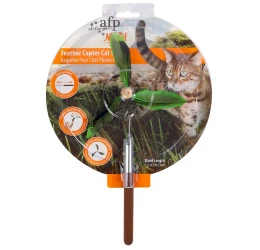 Παιχνίδι Γάτας AFP Instincts Feather Copter Wand Πράσινο 18,5x15,5x1,5cm Παιχνίδι Γάτας AFP Instincts Feather Copter Wand Πράσινο 18,5x15,5x1,5cm