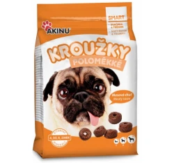 Ημι - Υγρές Λιχουδιές Σκύλου Akinu Soft Rings 500gr