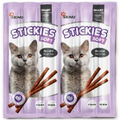 Λιχουδιά Γάτας Akinu Stickies για Γάτες Γαλοπούλα και Συκώτι 30gr (6τμχ X 5gr) Λιχουδιά Γάτας Akinu Stickies για Γάτες Γαλοπούλα και Συκώτι 30gr (6τμχ X 5gr)