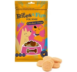 Λιχουδιές Σκύλου Akinu Bites & Fun Chicken chips 85gr
