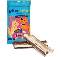 Λιχουδιές Σκύλου Akinu Bites & Fun Lamb sandwich 85gr