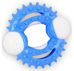 Παιχνίδι Σκύλου Akinu Dental Ring Strong Nylon 10cm Μπλε