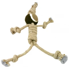 Παιχνίδι Σκύλου Akinu Natural Κόμπος με Μπάλα τένις 13x39cm Παιχνίδι Σκύλου Akinu Natural Κόμπος με Μπάλα τένις 13x39cm