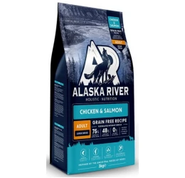 Alaska River Grain Free Adult Large Chicken & Salmon 3kg Alaska River Grain Free Adult Large Chicken & Salmon 3kg