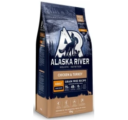 Alaska River Grain Free Adult Large Chicken & Turkey 12kg Alaska River Grain Free Adult Large Chicken & Turkey 12kg