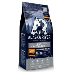 Alaska River Grain Free Adult Light Chicken & Turkey 3kg Alaska River Grain Free Adult Light Chicken & Turkey 3kg