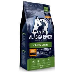 Alaska River Grain Free Adult Medium Chicken & Lamb 3kg Alaska River Grain Free Adult Medium Chicken & Lamb 3kg