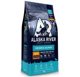 Alaska River Grain Free Adult Medium Chicken & Salmon 12kg Alaska River Grain Free Adult Medium Chicken & Salmon 12kg
