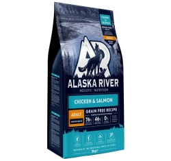 Alaska River Grain Free Adult Medium Chicken & Salmon 3kg Alaska River Grain Free Adult Medium Chicken & Salmon 3kg