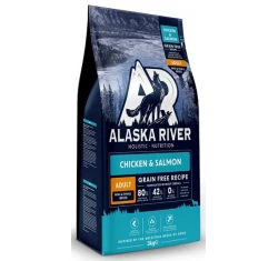 Alaska River Grain Free Adult Small Chicken & Salmon 3kg Alaska River Grain Free Adult Small Chicken & Salmon 3kg