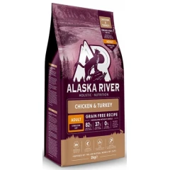 Alaska River Grain Free Cat Adult Sterilised Chicken & Turkey 2kg Alaska River Grain Free Cat Adult Sterilised Chicken & Turkey 2kg
