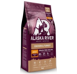 Alaska River Grain Free Cat Adult Sterilised Chicken & Turkey 2kg