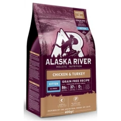 Alaska River Grain Free Kitten Chicken & Turkey 400gr Alaska River Grain Free Kitten Chicken & Turkey 400gr