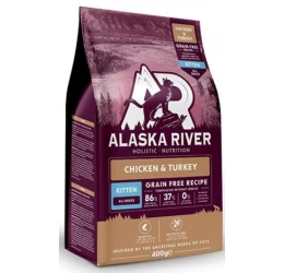 Alaska River Grain Free Kitten Chicken & Turkey 400gr