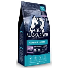 Alaska River Grain Free Mature Chicken & Salmon 3kg Alaska River Grain Free Mature Chicken & Salmon 3kg