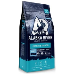 Alaska River Grain Free Puppy Chicken & Salmon 12kg  Alaska River Grain Free Puppy Chicken & Salmon 12kg