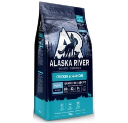Alaska River Grain Free Puppy Chicken & Salmon 12kg  Alaska River Grain Free Puppy Chicken & Salmon 12kg