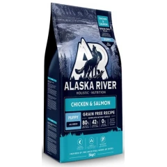 Alaska River Grain Free Puppy Chicken & Salmon 3kg Alaska River Grain Free Puppy Chicken & Salmon 3kg