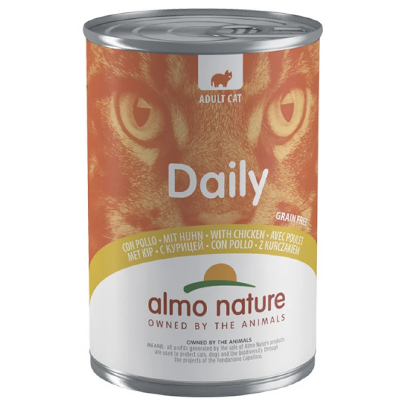 Almo Nature Daily Κοτόπουλο 400gr Γάτες