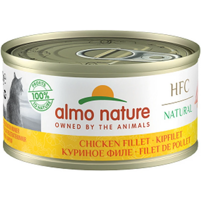 Almo Nature hfc Can με με φιλέτο κοτόπουλο 70gr ΥΓΡΗ ΤΡΟΦΗ -  ΚΟΝΣΕΡΒΕΣ ΓΑΤΑΣ