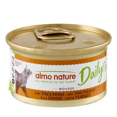 Υγρή Τροφή Almo Nature Daily Mousse με Γαλοπούλα 85gr Υγρή Τροφή Almo Nature Daily Mousse με Γαλοπούλα 85gr