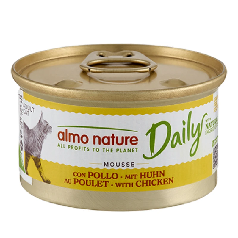 Υγρή Τροφή Almo Nature Daily Mousse με Κοτόπουλο 85gr Γάτες Υγρή Τροφή Almo Nature Daily Mousse με Κοτόπουλο 85gr Γάτες