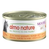 Υγρή Τροφή Almo Nature HFC Mousse Τόνο με Γαρίδες 70gr
