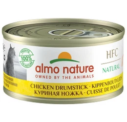 Υγρή τροφή γάτας Almo Nature Hfc Natural Can Με Μπούτι Κοτόπουλο 70gr 