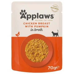 Υγρή Τροφή Γάτας Applaws Adult Cat Φακελάκι 70g Κοτόπουλο & Κολοκύθα