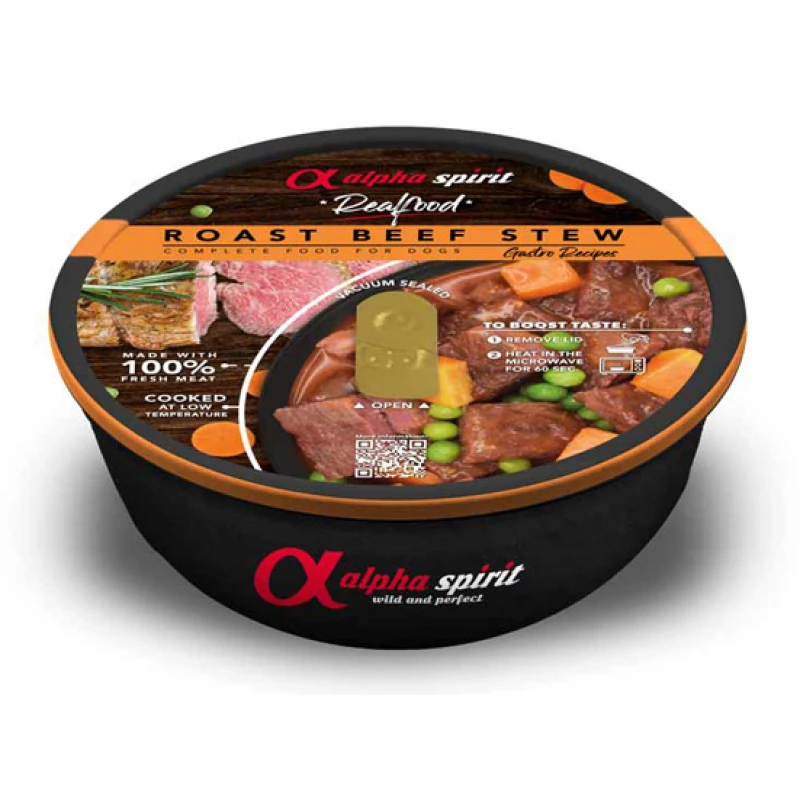Μαγειρευτή Τροφή για Σκύλους Real Food Beef 280gr Σκύλοι Μαγειρευτή Τροφή για Σκύλους Real Food Beef 280gr Σκύλοι