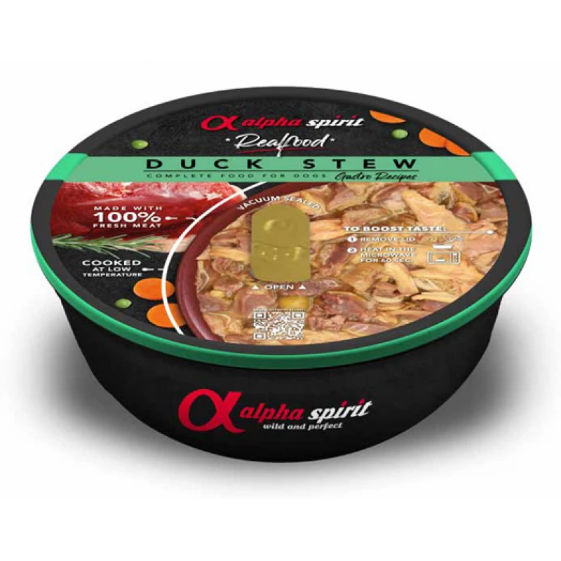 Μαγειρευτή Τροφή για Σκύλους Real Food Duck 280gr Σκύλοι Μαγειρευτή Τροφή για Σκύλους Real Food Duck 280gr Σκύλοι