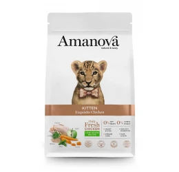 Ξηρά Τροφή Γάτας Amanova Kitten Exquisite Chicken 1,5kg με Κοτόπουλο Ξηρά Τροφή Γάτας Amanova Kitten Exquisite Chicken 1,5kg με Κοτόπουλο