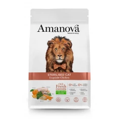 Ξηρά Τροφή Γάτας Amanova Sterilised Cat Chicken 1,5kg με Κοτόπουλο Ξηρά Τροφή Γάτας Amanova Sterilised Cat Chicken 1,5kg με Κοτόπουλο