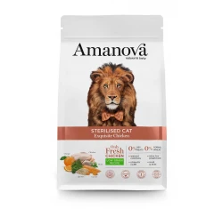 Ξηρά Τροφή Γάτας Amanova Sterilised Cat Chicken 1,5kg με Κοτόπουλο Ξηρά Τροφή Γάτας Amanova Sterilised Cat Chicken 1,5kg με Κοτόπουλο