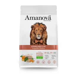 Ξηρά Τροφή Γάτας Amanova Sterilised Cat Chicken 6kg με Κοτόπουλο Ξηρά Τροφή Γάτας Amanova Sterilised Cat Chicken 6kg με Κοτόπουλο