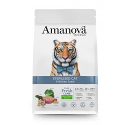 Ξηρά Τροφή Γάτας Amanova Sterilised Cat Lamb 1,5kg με Αρνί Ξηρά Τροφή Γάτας Amanova Sterilised Cat Lamb 1,5kg με Αρνί