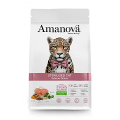 Ξηρά Τροφή Γάτας Amanova Sterilised Cat Salmon Deluxe 1,5kg με Σολομό Ξηρά Τροφή Γάτας Amanova Sterilised Cat Salmon Deluxe 1,5kg με Σολομό
