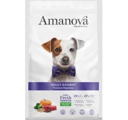 Ξηρά Τροφή Σκύλου Amanova Adult Exigent Venison 10kg με Ελάφι