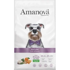 Ξηρά Τροφή Σκύλου Amanova Adult Mature Fish 2kg με Λευκά Ψάρια