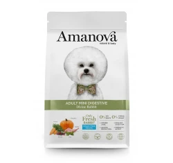 Ξηρά Τροφή Σκύλου Amanova Adult Mini Digestive Divine Rabbit 2kg με Κουνέλι