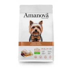 Ξηρά Τροφή Σκύλου Amanova Adult Mini Exquisite Chicken 7kg με Κοτόπουλο