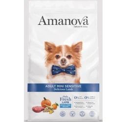 Ξηρά Τροφή Σκύλου Amanova Adult Mini Sensitive Lamb 2kg με Αρνί