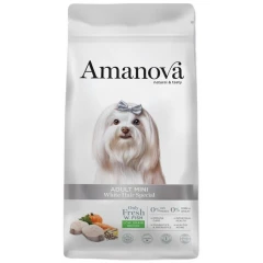 Ξηρά Τροφή Σκύλου Amanova Adult Mini White Hair Special 2kg με Λευκά Ψάρια Ξηρά Τροφή Σκύλου Amanova Adult Mini White Hair Special 2kg με Λευκά Ψάρια